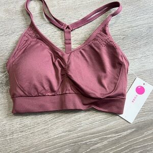 Yogalicious Dusty Rose Sports Bra